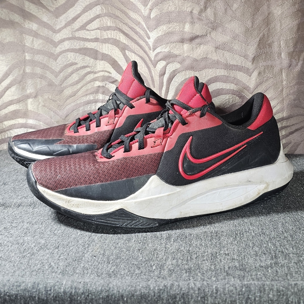 Nike Men's Black and Red Precision Six Shoes